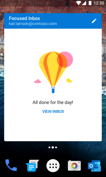 Fixing a widget that doesn’t show emails