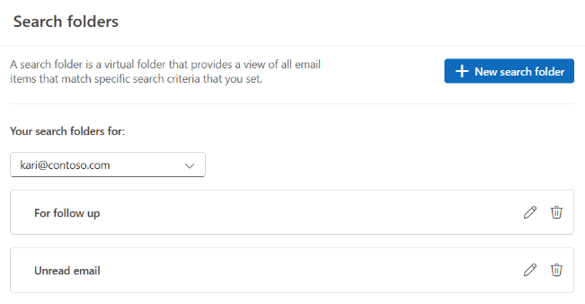 Search Folders