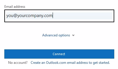 Outlook sign in