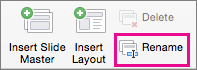 PPT for Mac Slide Master Rename Command