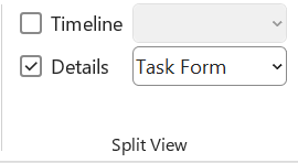 Image of Details checkbox on the View tab.