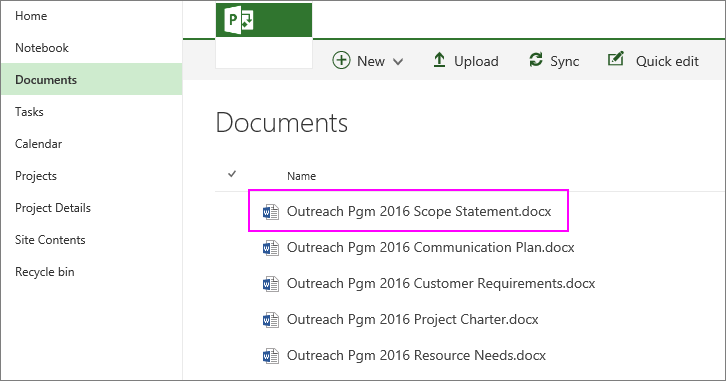 Navigate through your file system to find and choose the scope statement.