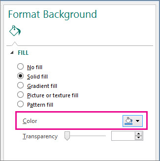 Solid Fill Colors