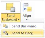send object to back