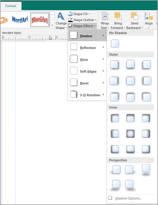 Add a shadow to a shape