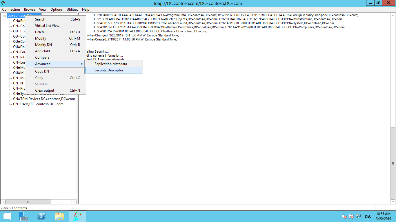 Domain Access Control Lists
