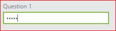 PassWord Reset Question 1