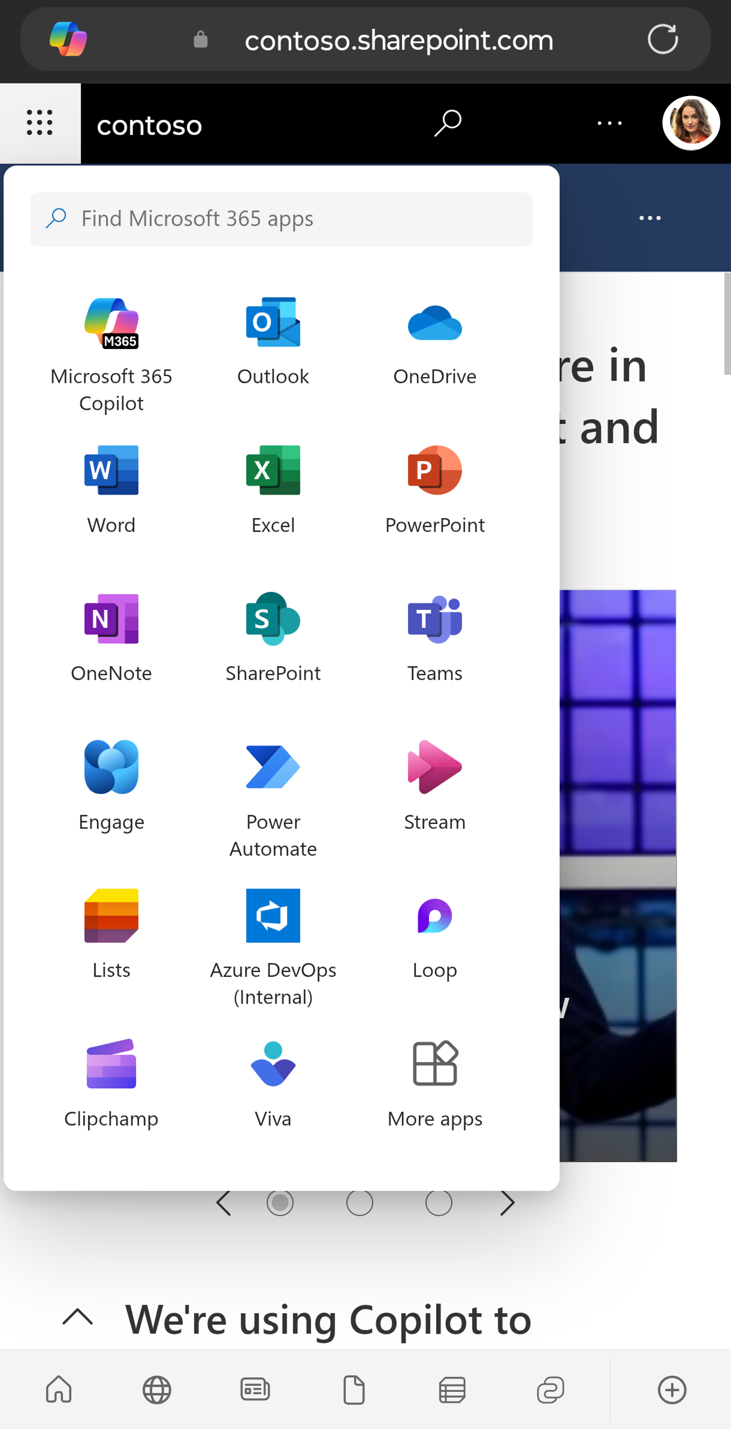 screenshot of Access lists app from mobile web