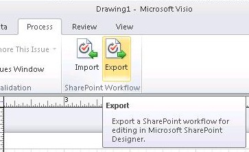 Export button