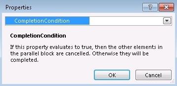 The Properties dialog box