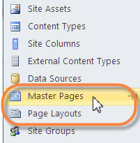 SharePoint 2010 master pages