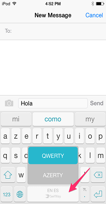 different keyboard layouts