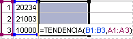 Fórmula de matriz que produce varios resultados