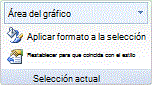 Imagen de la cinta de opciones de Excel
