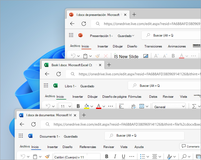 Actualización de Office Web W11