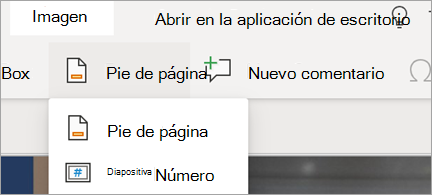 Muestra los pies de página y los números de diapositiva en PowerPoint