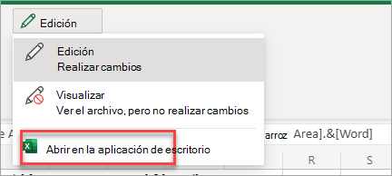 Abre la aplicación en el escritorio