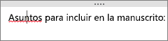 OneNote comprueba automáticamente posibles errores ortográficos