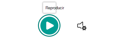 botón de reproducción de lector inmersivo
