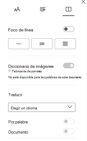 preferencias de lectura del lector inmersivo