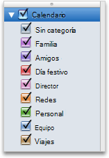 Filtros de categoría