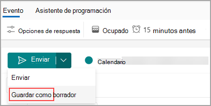 Calendario de Outlook