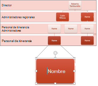 Reemplazar el texto del marcador