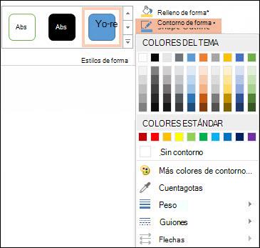Comando Contorno de forma