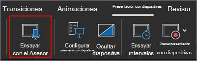 Empezar a ensayar