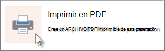 Imprimir diapositivas como PDF