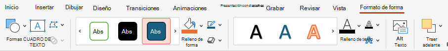 Captura de pantalla de la pestaña Herramientas.