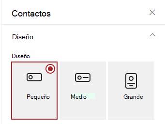 People Diseño de tarjetas de tamaño pequeño, mediano, grande