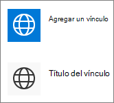 Vista compacta de vínculos rápidos