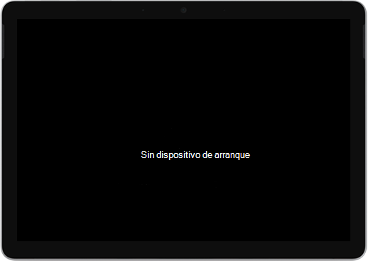 Un mensaje de error que indica 