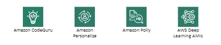 Galería de símbolos de aprendizaje automático de AWS.
