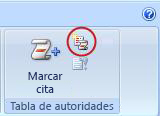 Grupo Tabla de autoridades