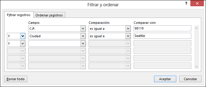 Como parte de la combinación de correspondencia de Word, seleccione “Editar lista de destinatarios” y, en “Restringir lista de destinatarios”, seleccione “Filtrar”.