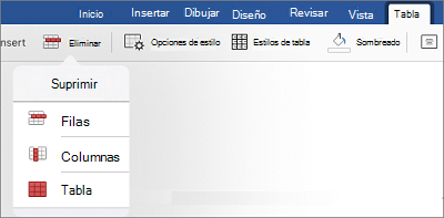 Eliminar columnas y filas