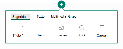 Qué tipo de contenido desea agregar.