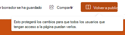 Captura de pantalla de volver a publicar.