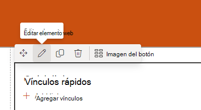 Captura de pantalla del elemento web.