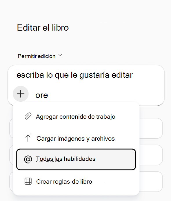 Captura de pantalla del menú 