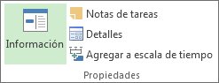 Imagen del botón Información de tarea