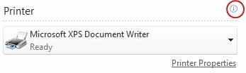 Estado de impresora de Publisher