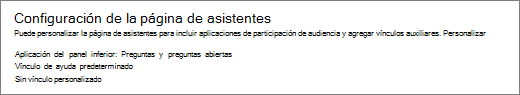 Obtener el vínculo al panel Q&A