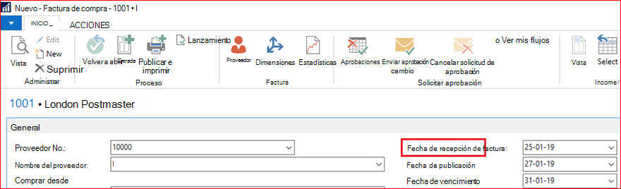 Crear factura de compra