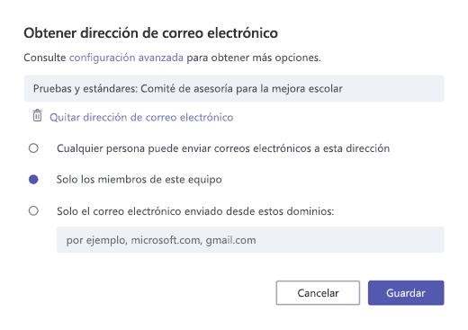 Obtener correo electrónico