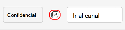 Icono que permite separar una conversación de canal