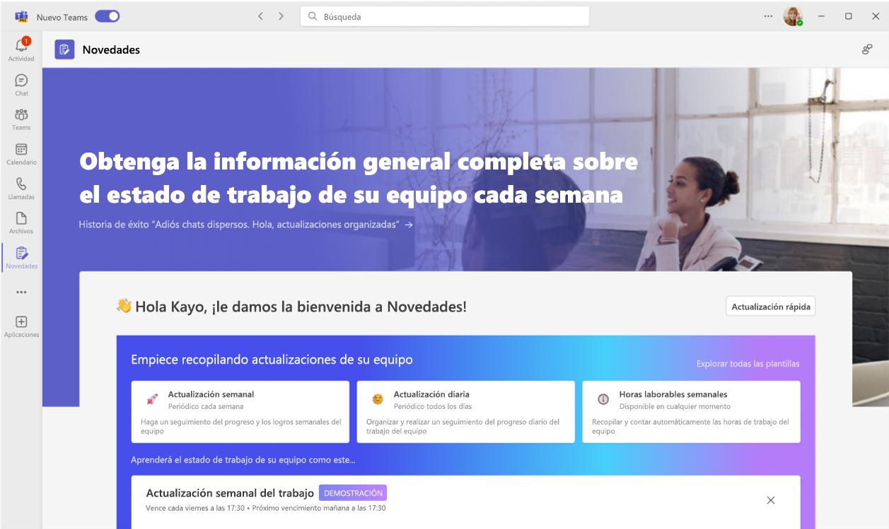 Imagen para Solicitar una actualización