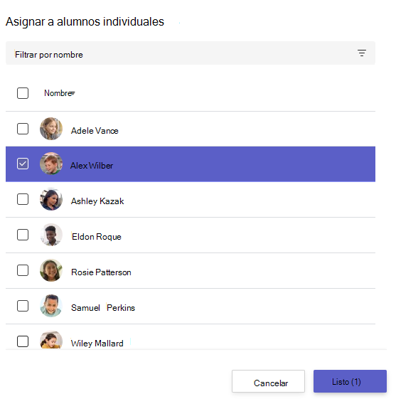 alumno único